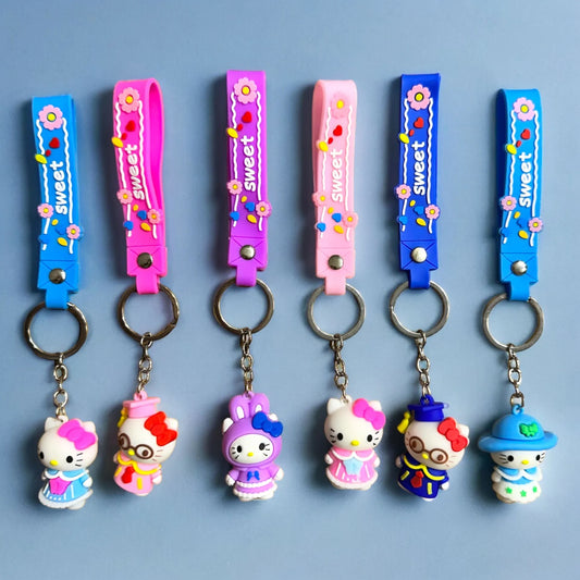 Renkli Tatlı Karakter Anahtarlık